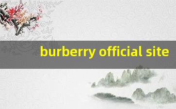 burberry official site